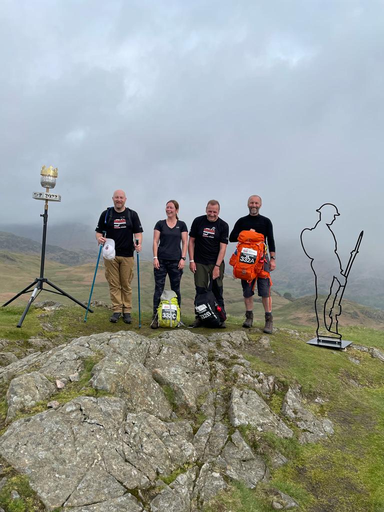 Hairy Hikers at the last peak