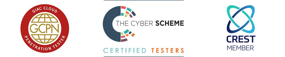 The cyber scheme team member, The cyber scheme team leader and GIAC Cloud Penetration tester