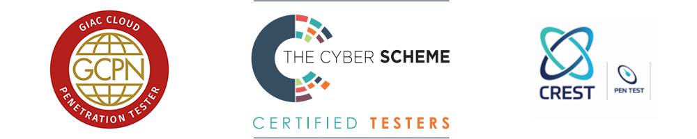 The cyber scheme team member, The cyber scheme team leader and GIAC Cloud Penetration tester